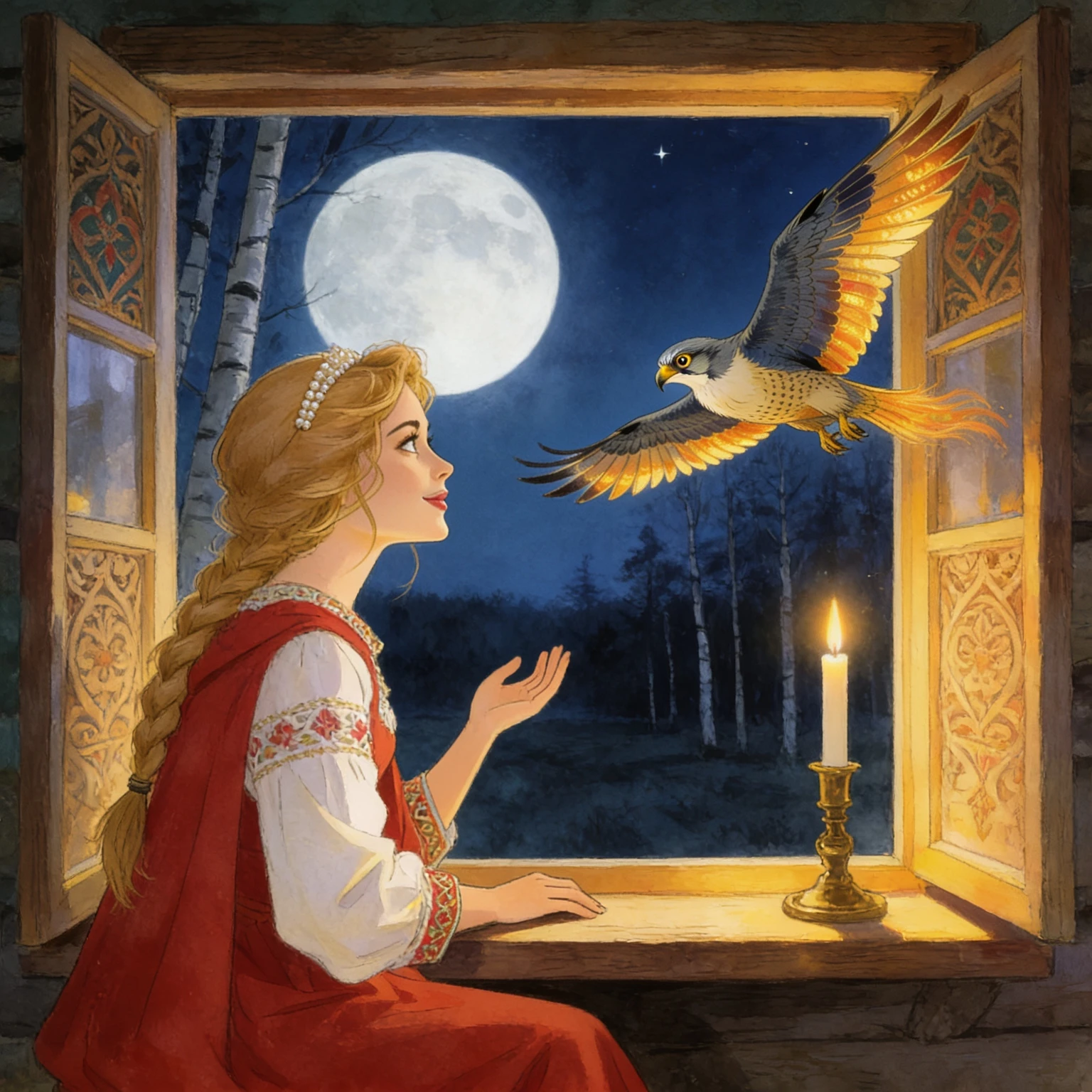 The Feather of Finist the Bright Falcon